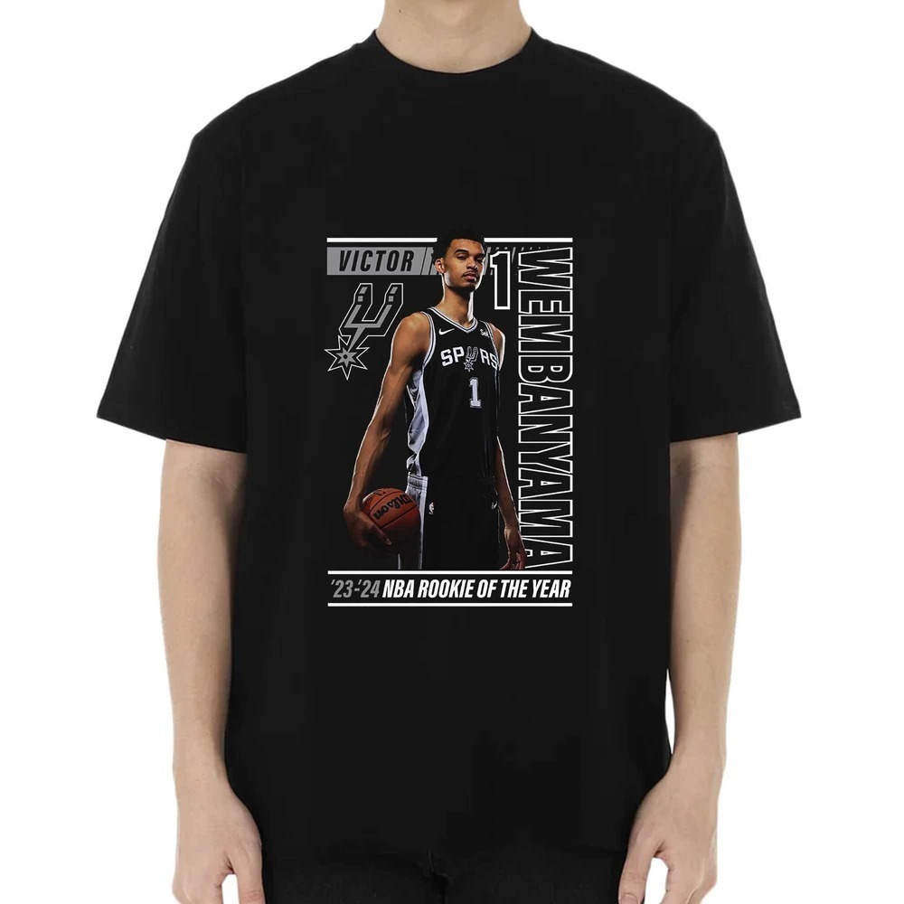 Victor Wembanyama San Antonio Spurs 2024 Nba Rookie Of The Year shirt